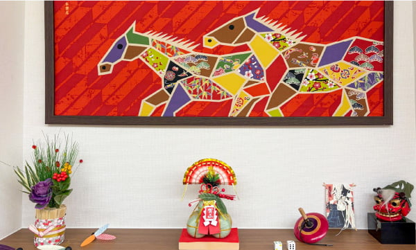 季節の飾り:「午」 slider_display_1